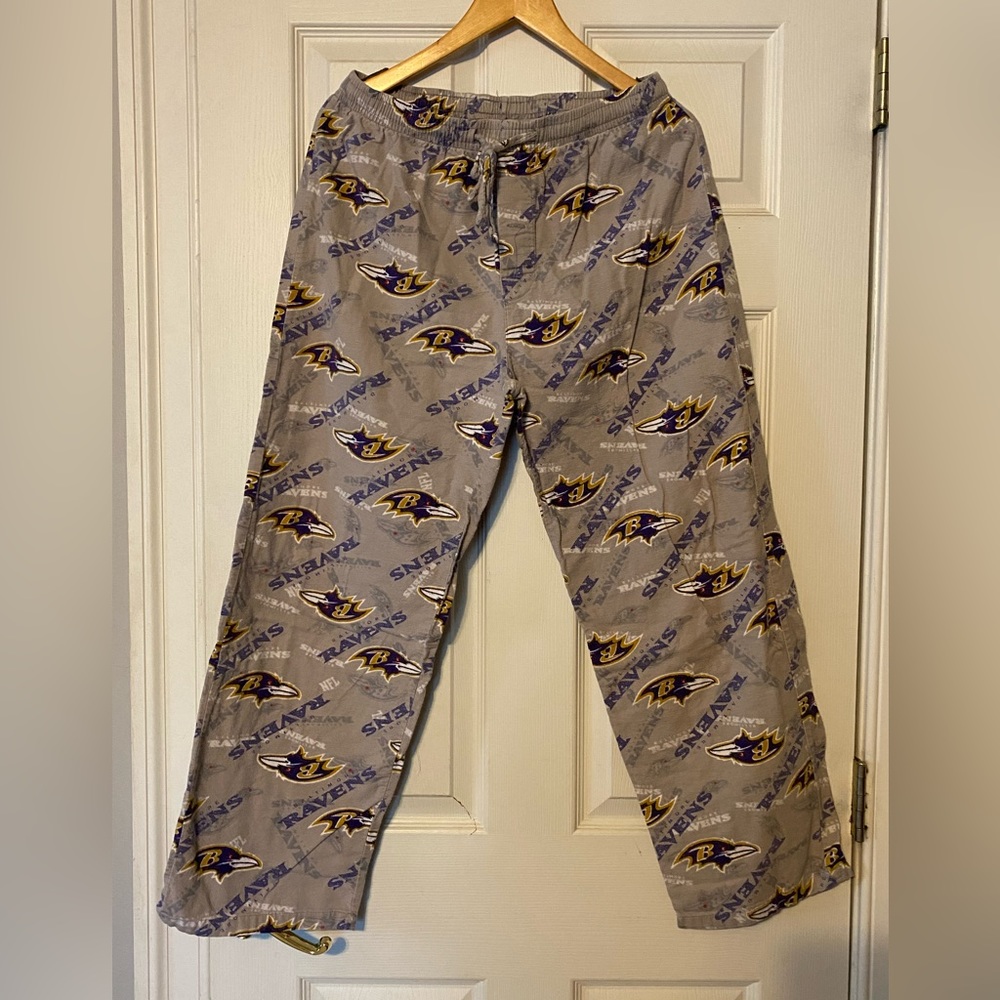 Baltimore Ravens Pajamas (Official NFL Sleepwear) Size Medium